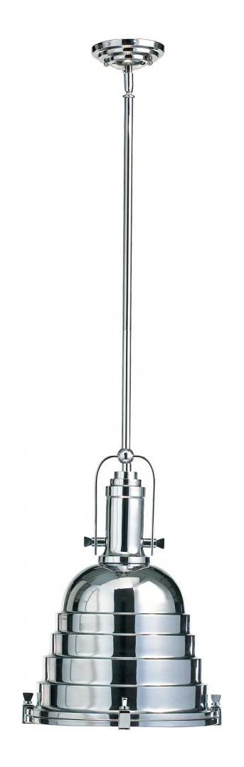 Chrome 1 Light Down Lighting Pendant by Cyan Designs