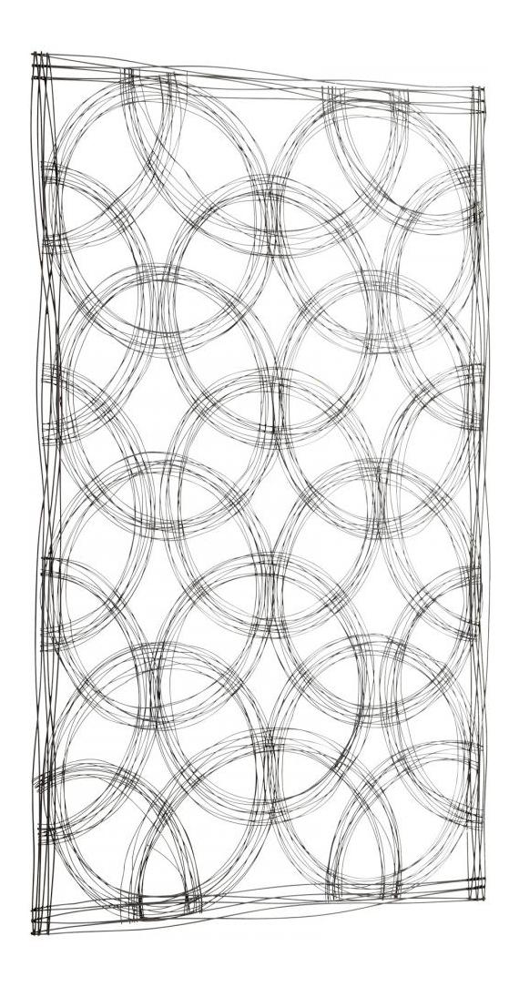Graphite Kaleidoscope 67 x 44 Iron Wall Decor by Cyan Designs
