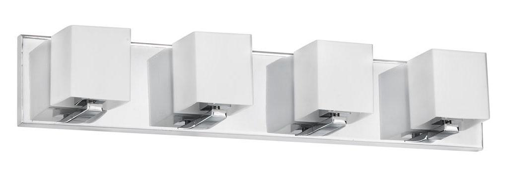 Polished Chrome 4 Light Ada Compliant Vanity Light by Dainolite