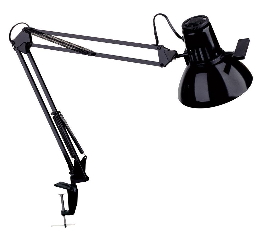 Black 1 Light Desk Lamp by Dainolite