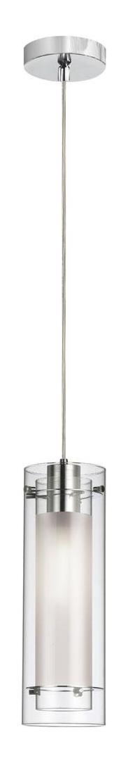 Polished Chrome Dinette 1 Light Mini Pendant by Dainolite