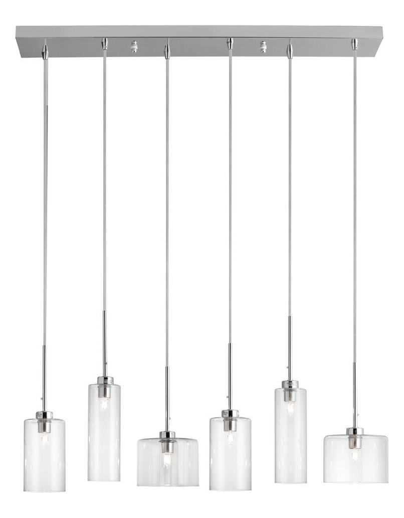 6Lt Horizontal Pendant by Dainolite