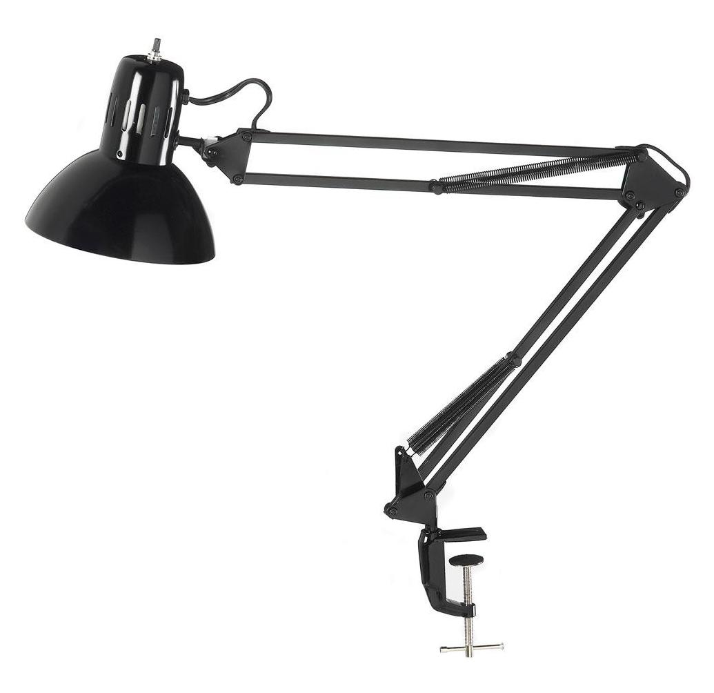 Black 1 Light Desk Lamp by Dainolite