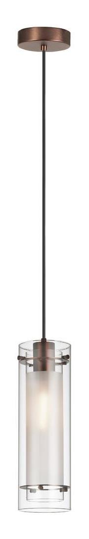 Oil Brushed Bronze Dinette 1 Light Mini Pendant by Dainolite