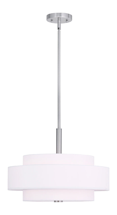 Pendant Light Brushed Nickel by Livex Lighting