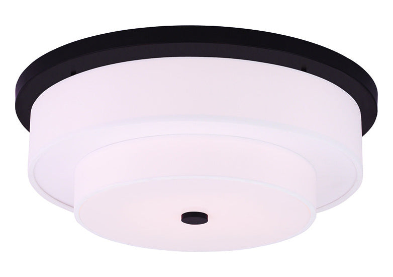 Bronze  4 Light Flush Mount Ceiling Fixture by Livex Lighting