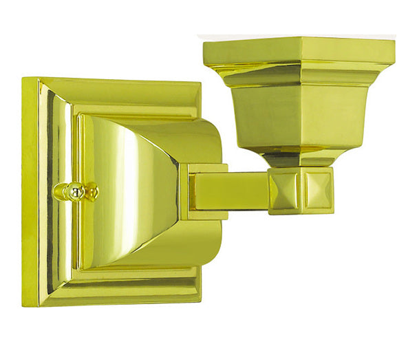 1 Light Polished Brass Bath Light by Livex Lighting