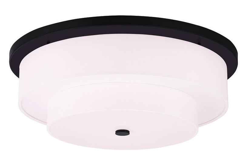 Bronze  5 Light Flush Mount Ceiling Fixture by Livex Lighting
