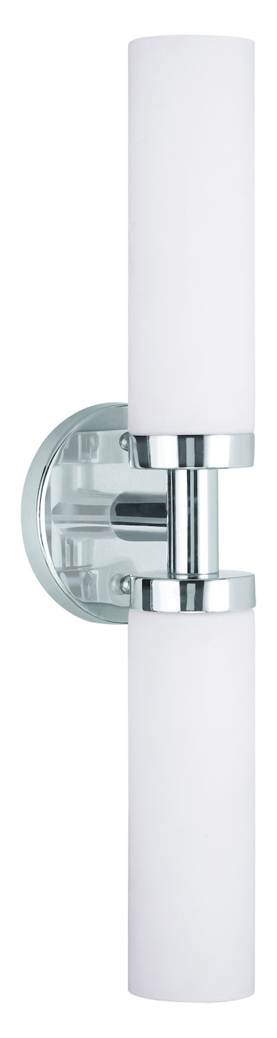 2 Light Brushed Nickel Bath Light by Livex Lighting