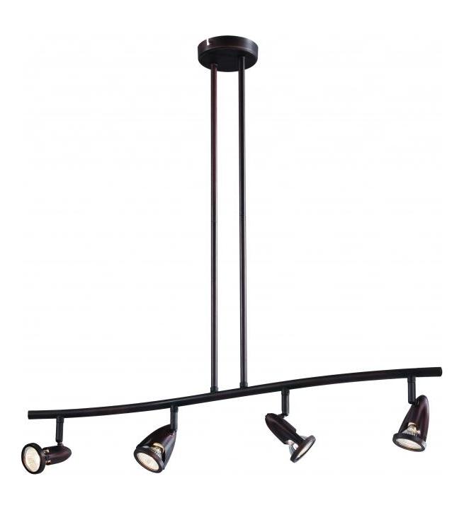 Four Light Rubbed Oil Bronze Island Light by Trans Globe