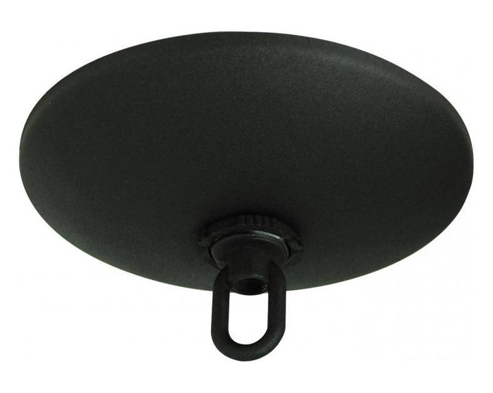 One Light Black Clear Seeded Glass Hanging Lantern