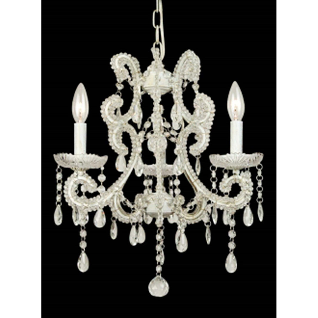 3 Light Crystal Ceiling Fixture by Bethel