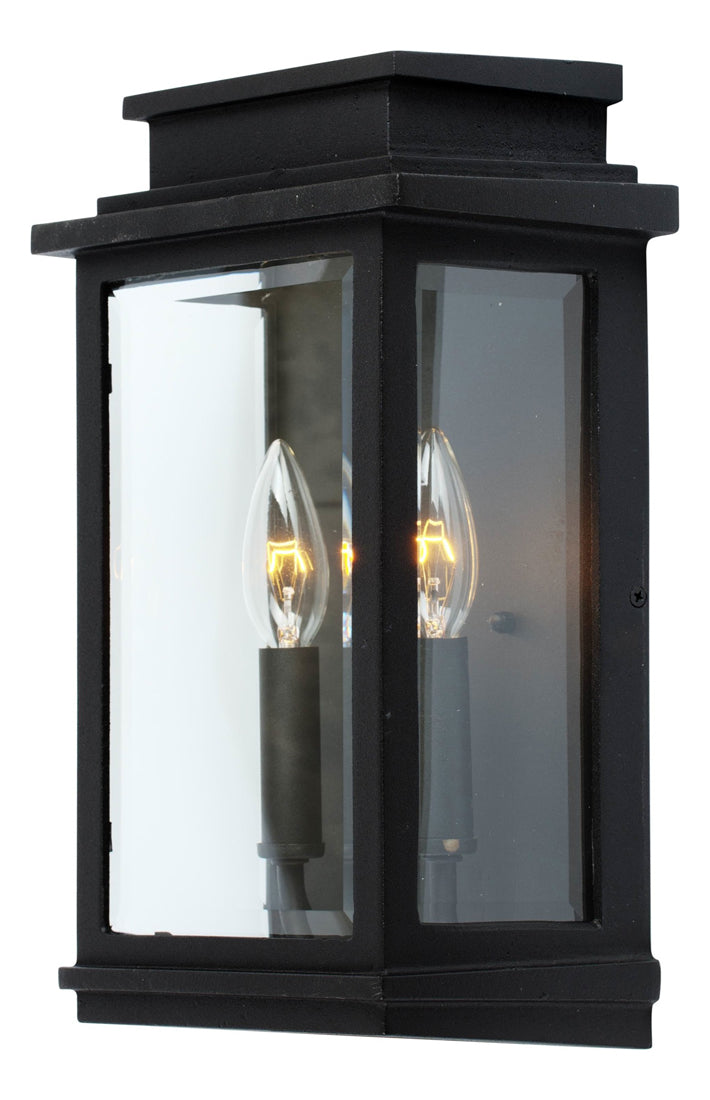 Fremont 2 Light  Black Outdoor Light by Artcraft