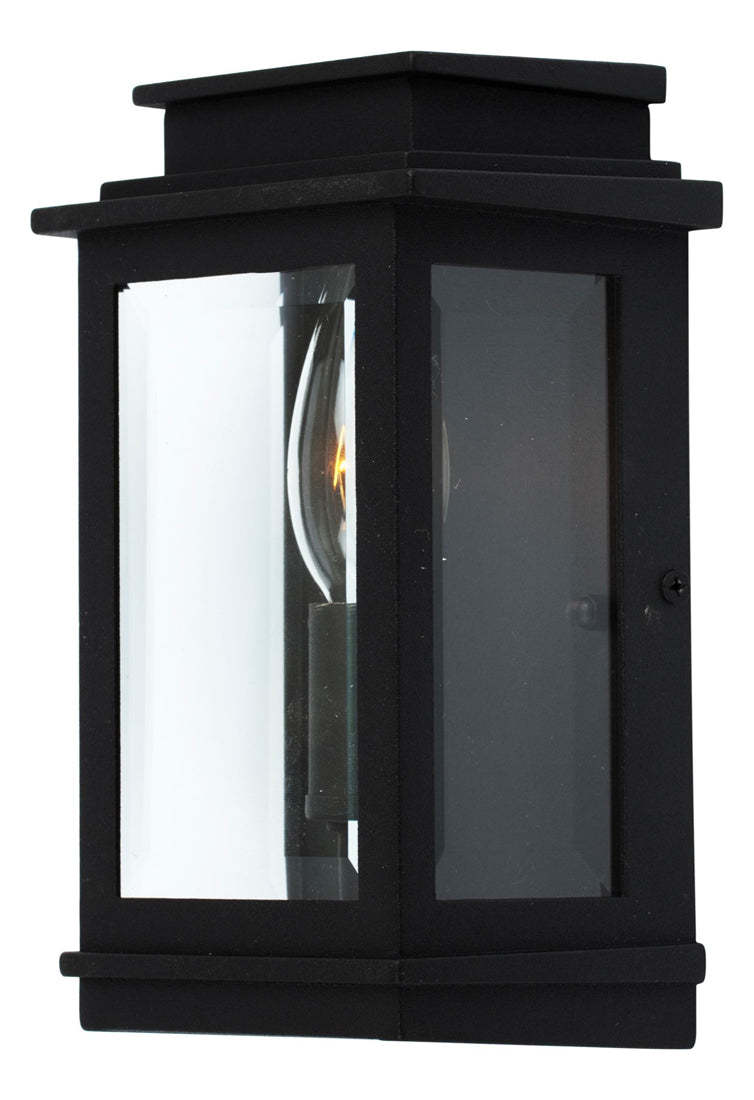Fremont 1 Light  Black Outdoor Wall Light by Artcraft