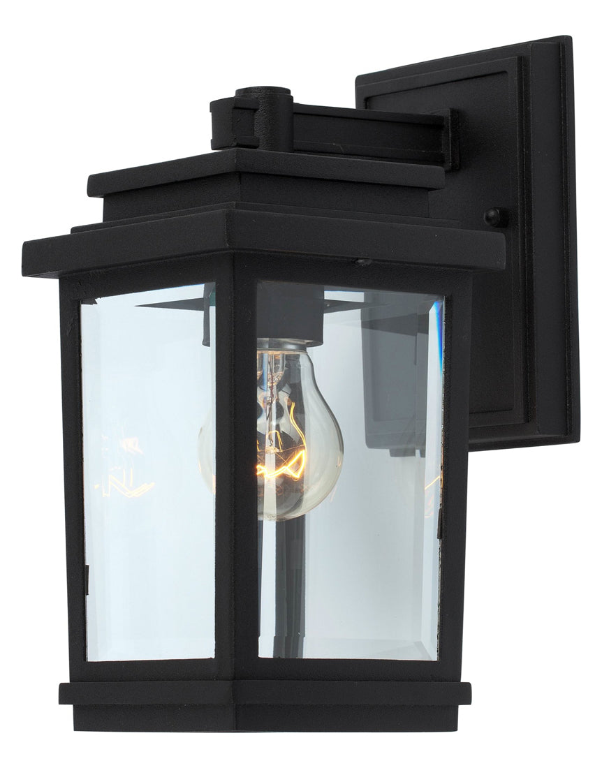 Fremont 1 Light  Black Outdoor Light by Artcraft