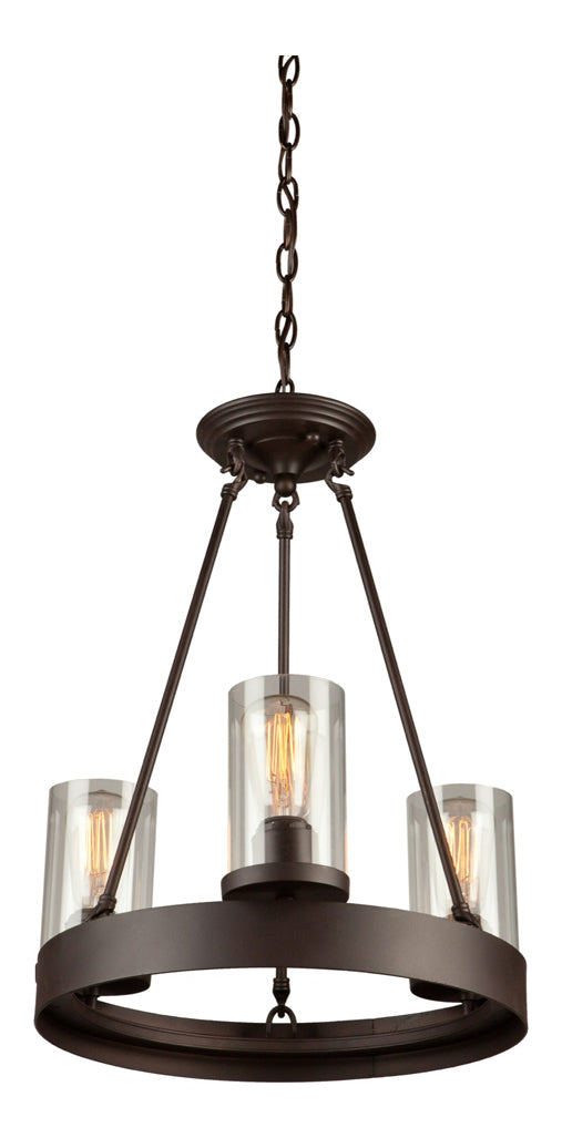 3 Light  Oil Rubbed Bronze Chandelier by Artcraft