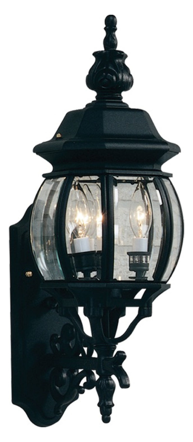 3 Light  White Outdoor Wall Light by Artcraft