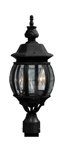 3 Light  Black Outdoor Light by Artcraft