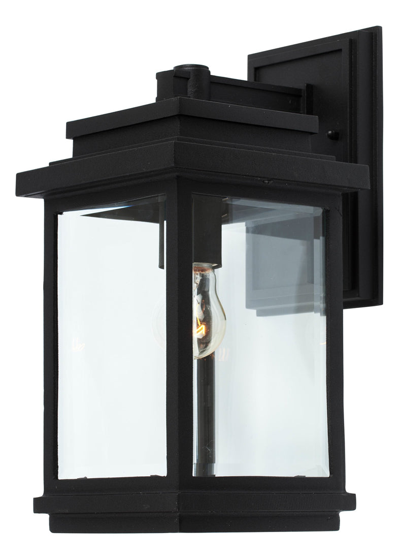 Fremont 1 Light  Black Outdoor Light by Artcraft