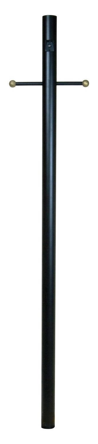 84in Smooth  Post w/ Photocell in Textured Black by Craftmade