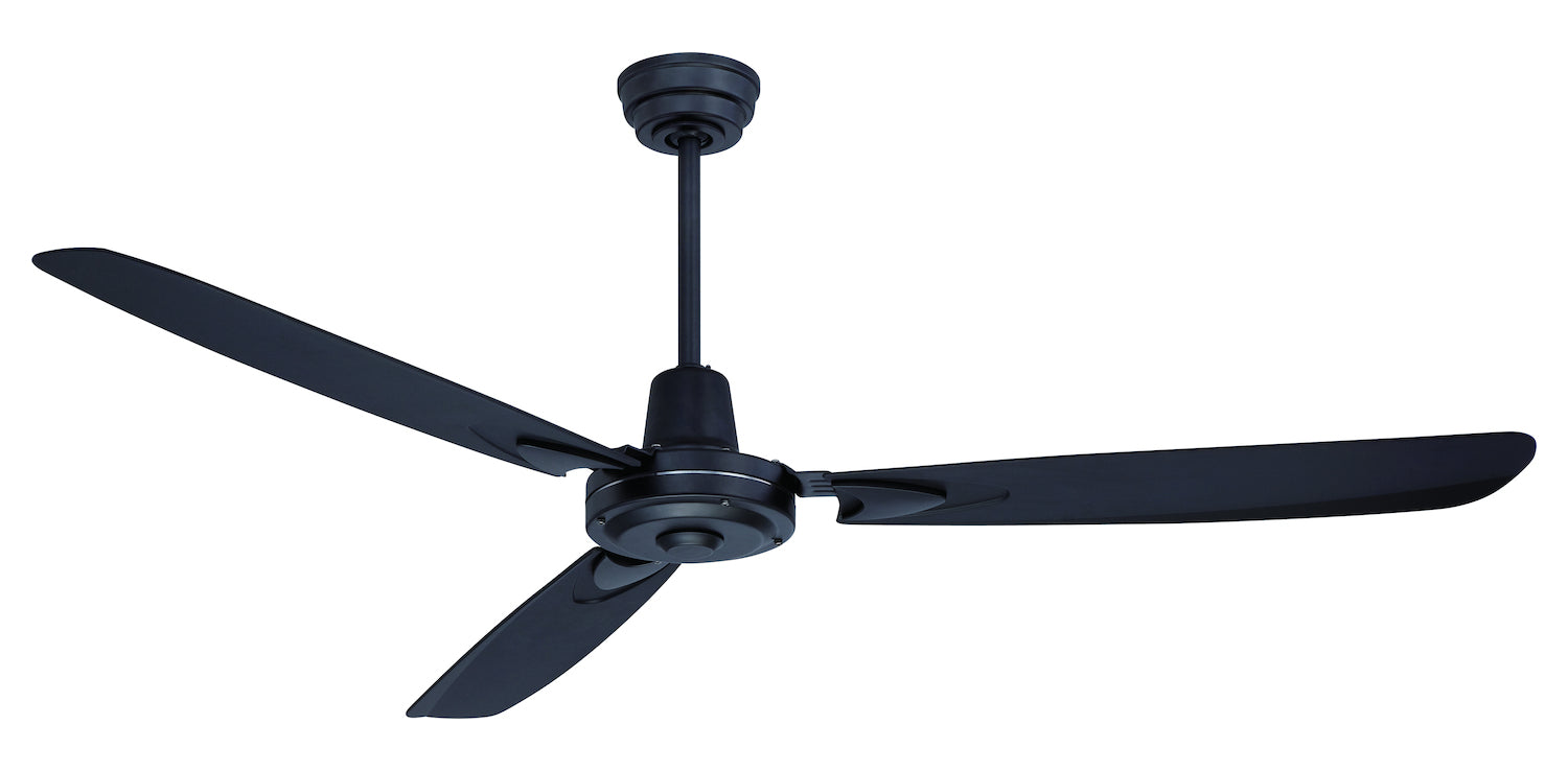 58in  in Flat Black  w/ Flat Black Blades by Craftmade