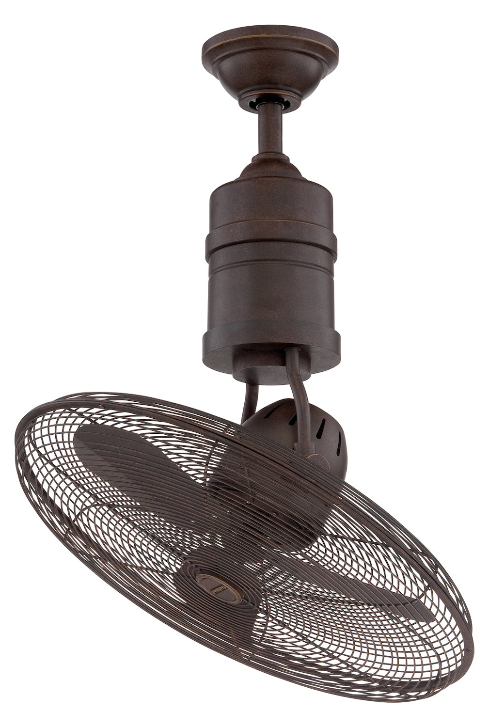 18in  Indoor/Outdoor in Aged Bronze Textured w/ Aged Bronze Blades by Craftmade