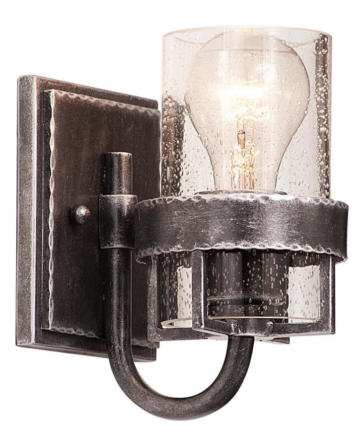 Vintage Iron  1 Light Bathroom Sconce by Kalco