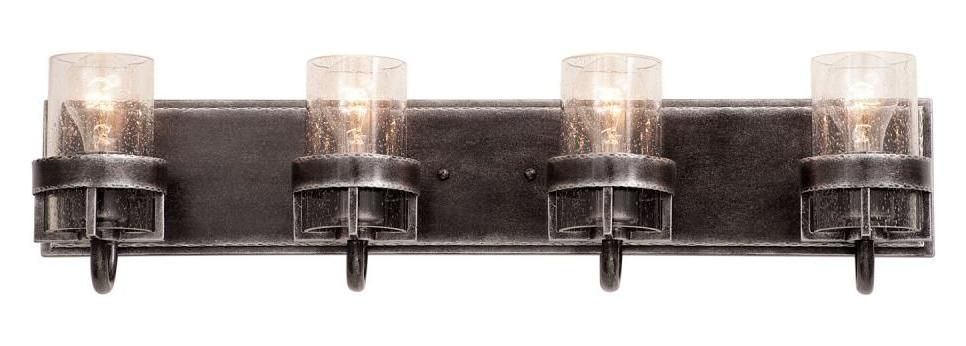 Vintage Iron  4 Light Bathroom Vanity Light by Kalco