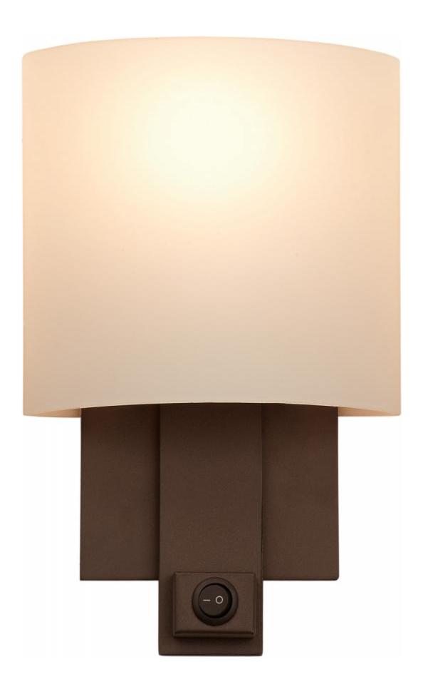 Bronze  1 Light Ada Compliant Wall Sconce by Kalco