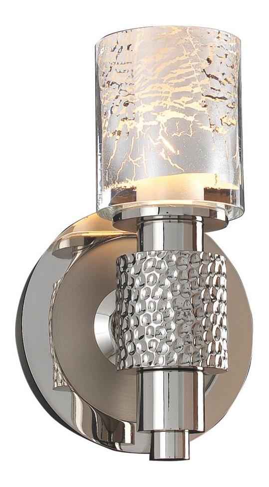 Polished Satin Nickel  1 Light Wall Sconce by Kalco