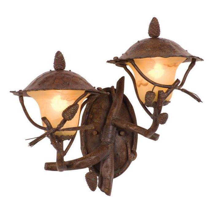 Ponderosa  2 Light Wall Sconce by Kalco