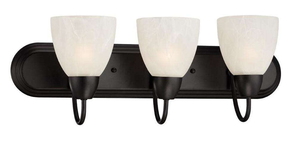 3 Light Bath Bar With Oil Rubbed Bronze Finish by Designers Fountain