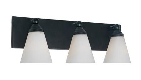 Chrome Contemporary Three Light 300W Bathroom Wall Fixture  Collection by Designers Fountain
