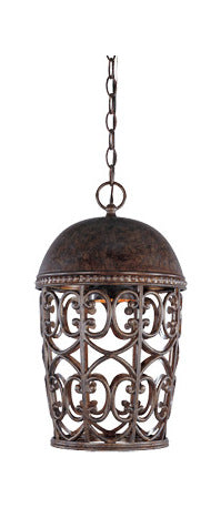 Burnt Umber Single Light Down Lighting Outdoor Pendant by Designers Fountain