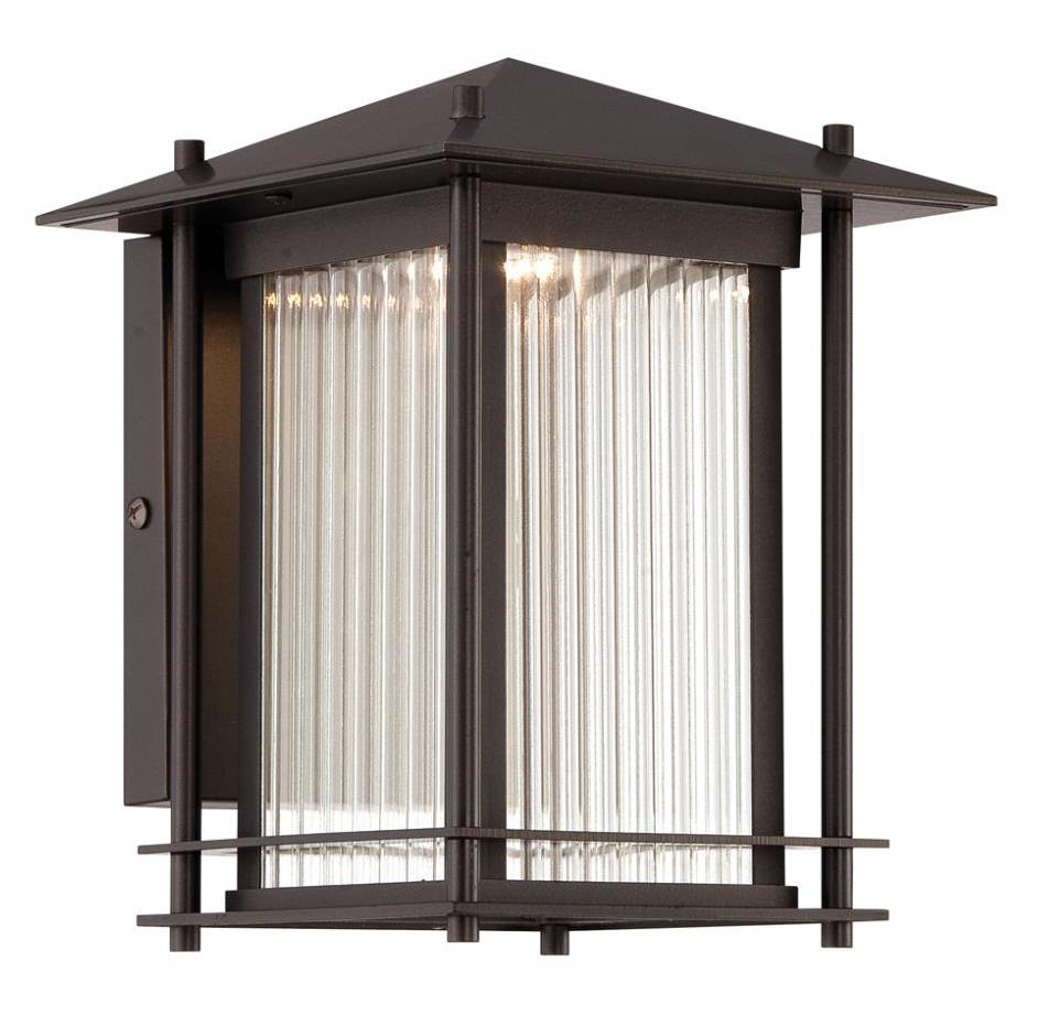 Burnished Bronze  1 Light Outdoor LED Wall Sconce by Designers Fountain