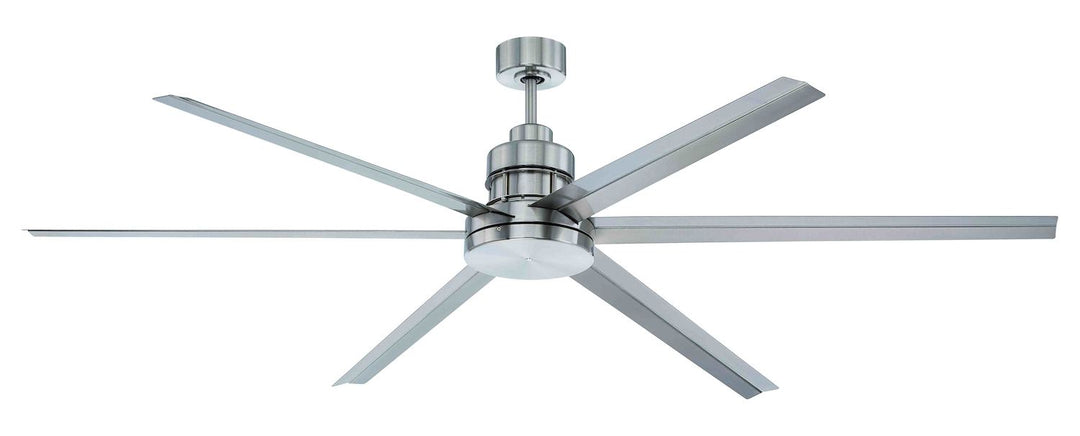 72in  in Brushed Polished Nickel w/ Brushed Polished Nickel Blades by Craftmade