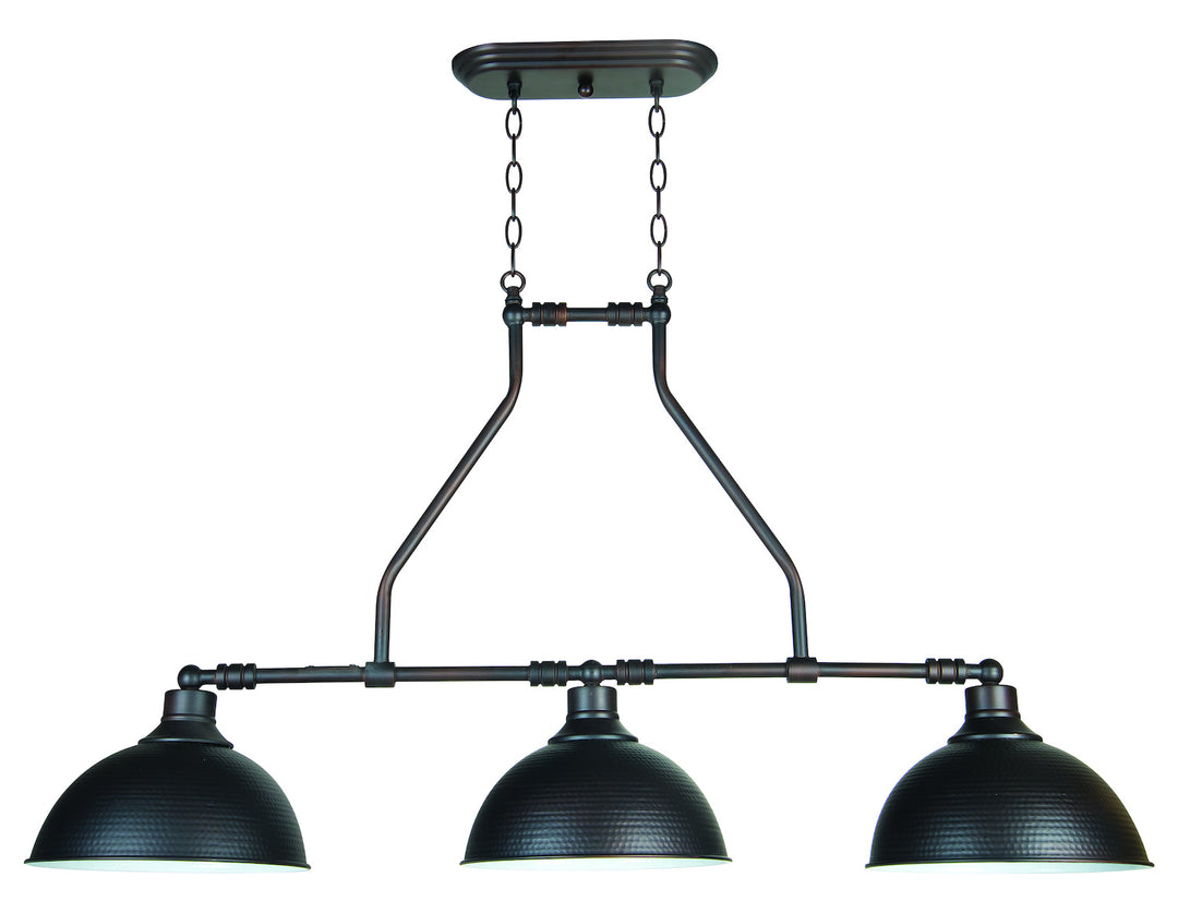 3 Light Island in Aged Bronze Brushed by Craftmade