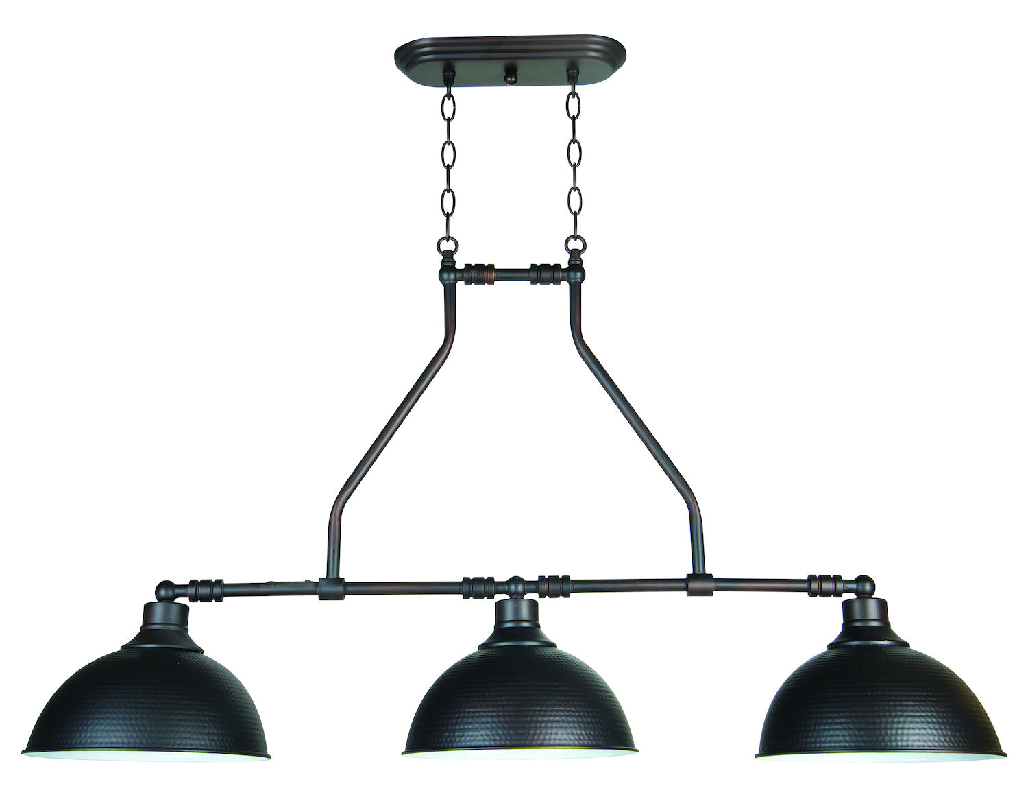 3 Light Island in Aged Bronze Brushed by Craftmade