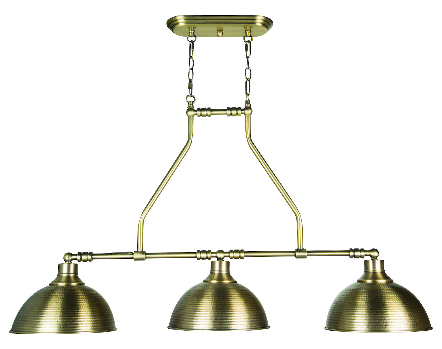 3 Light Island in Legacy Brass by Craftmade