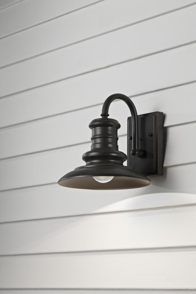 One Light Restoration Bronze Wall Lantern by Generation Lighting