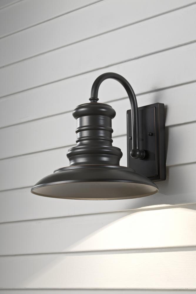 One Light Restoration Bronze Wall Lantern by Generation Lighting