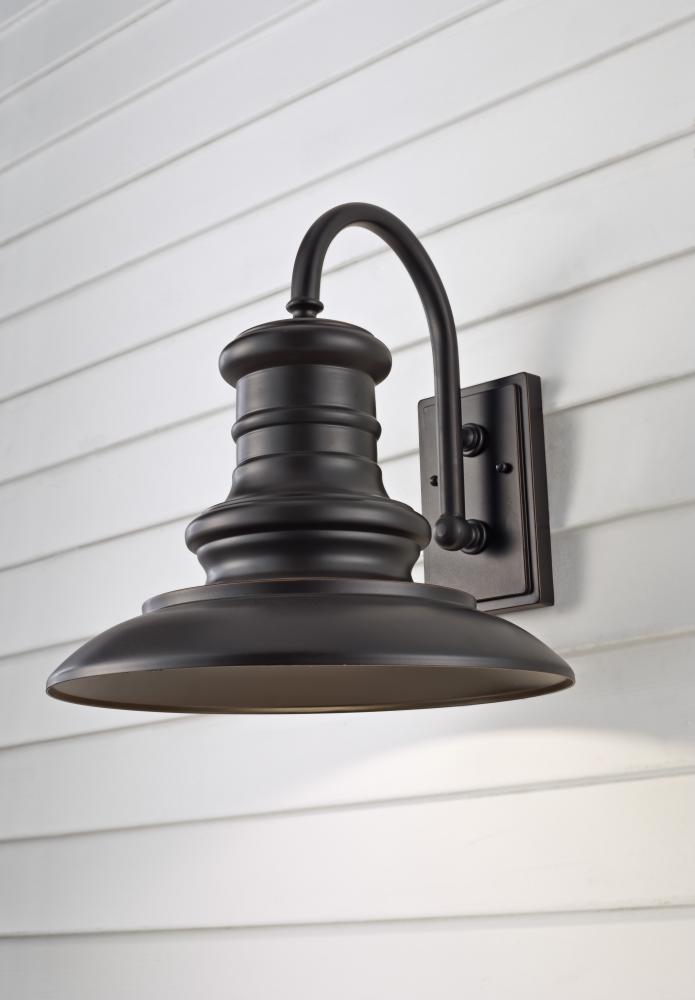One Light Restoration Bronze Wall Lantern by Generation Lighting