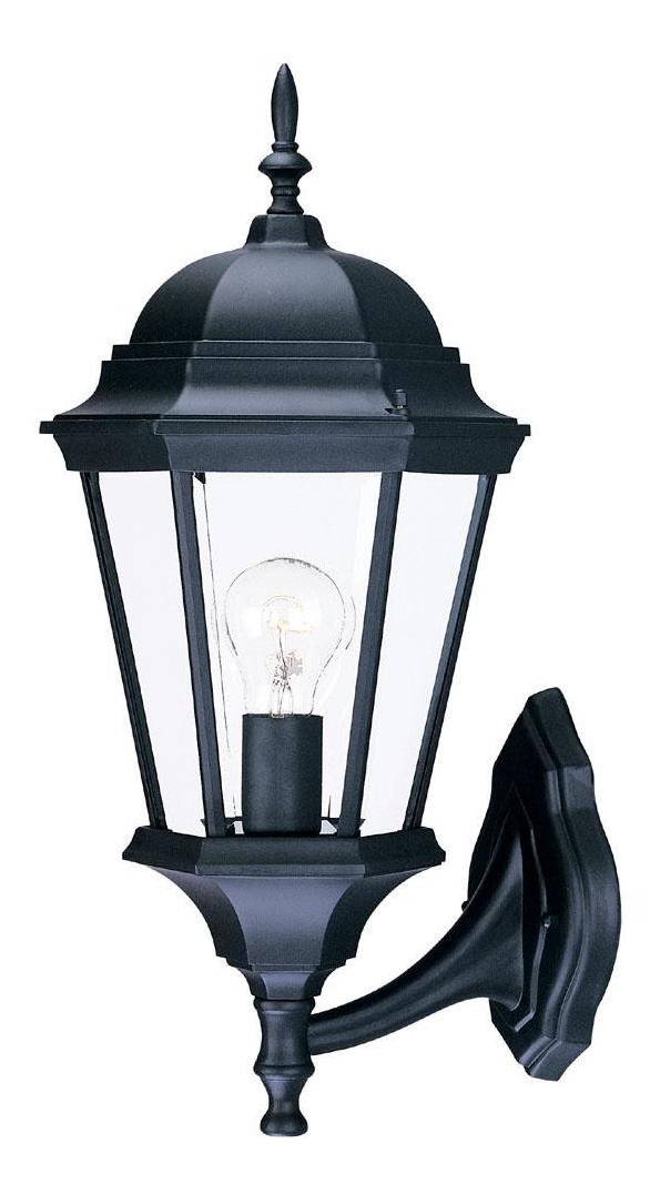 One Light Matte Black Wall Lantern by Acclaim Lighting