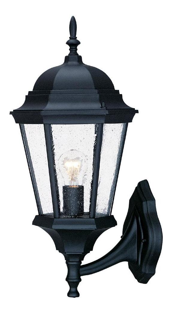 One Light Matte Black Wall Lantern by Acclaim Lighting