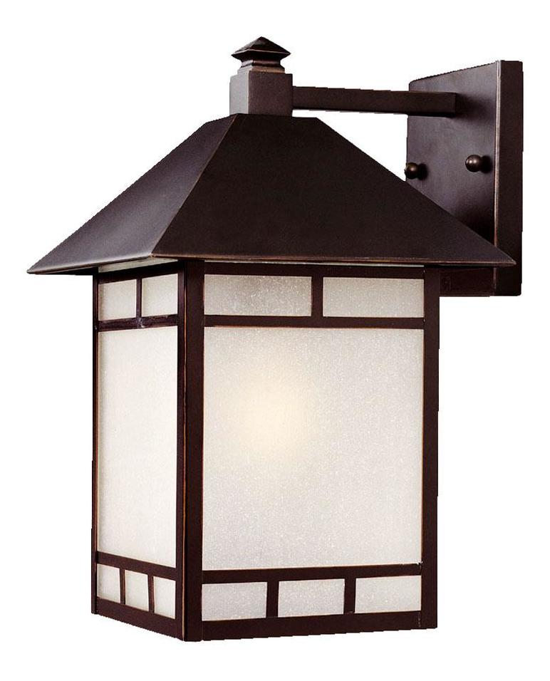 One Light Architectural Bronze Wall Lantern by Acclaim Lighting
