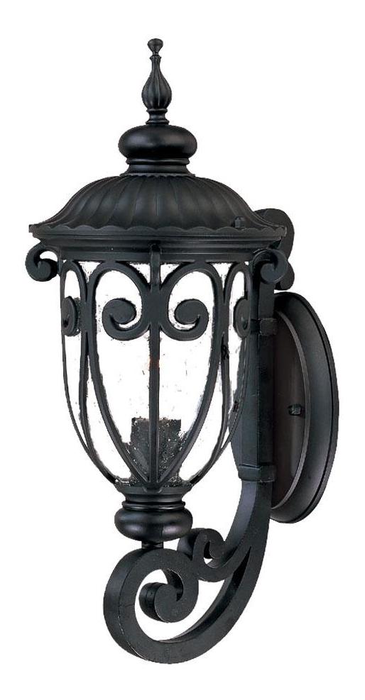 One Light Matte Black Wall Lantern by Acclaim Lighting