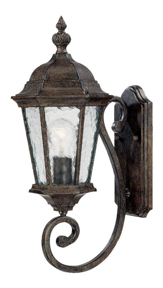 One Light Black Coral Wall Lantern by Acclaim Lighting