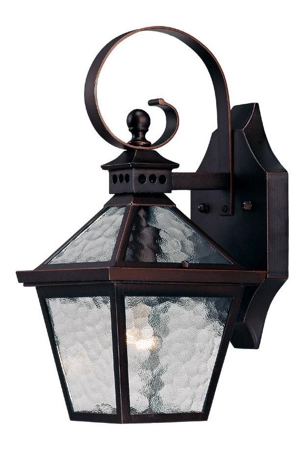 One Light Architectural Bronze Wall Lantern by Acclaim Lighting