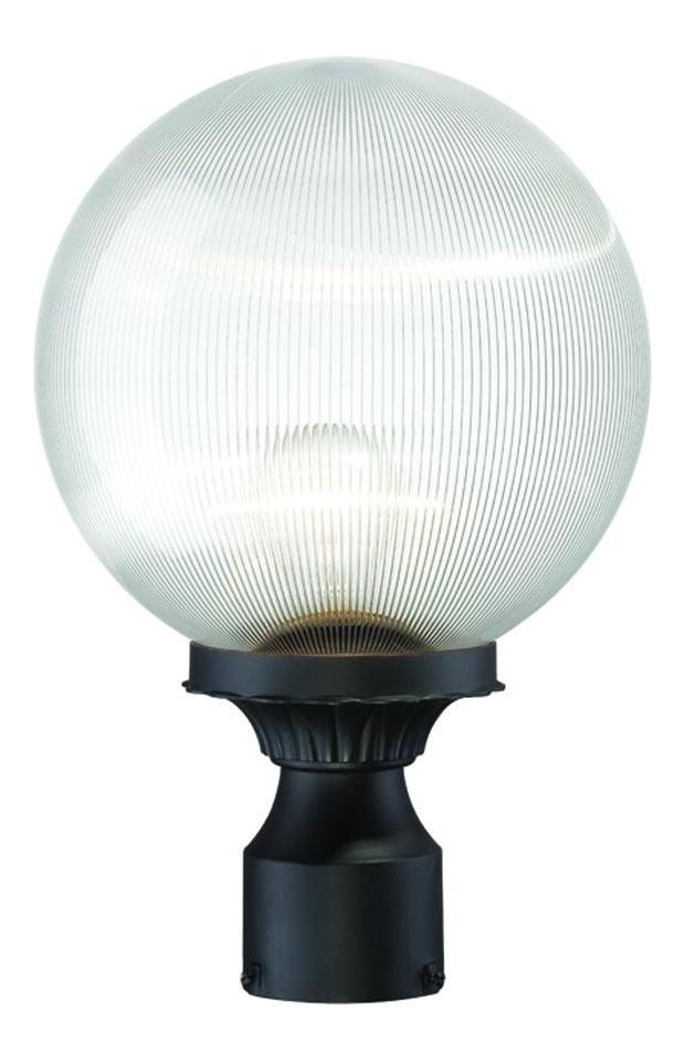 One Light Matte Black Post Light by Acclaim Lighting