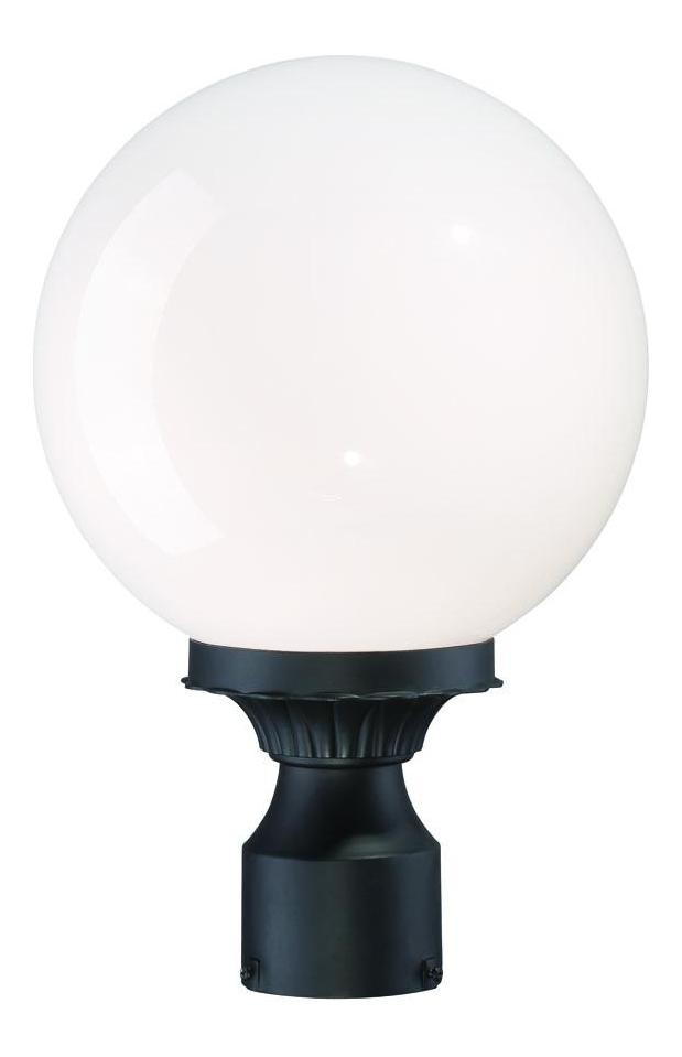 One Light Matte Black Post Light by Acclaim Lighting